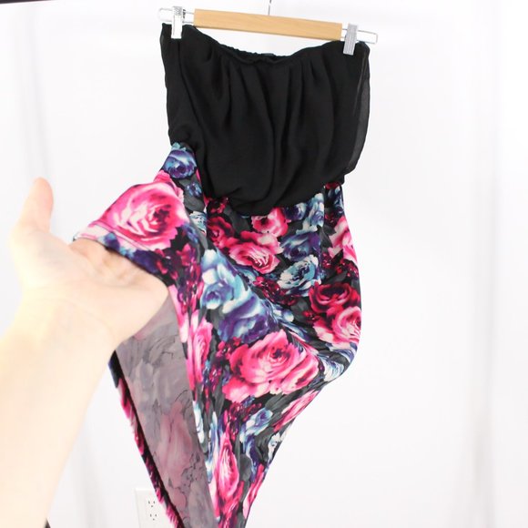 *Suzy Shier Floral Halter Dress - Picture 4 of 6